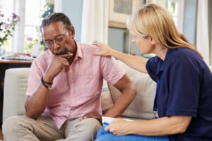 Companion care at home helps seniors reduce daily stress.