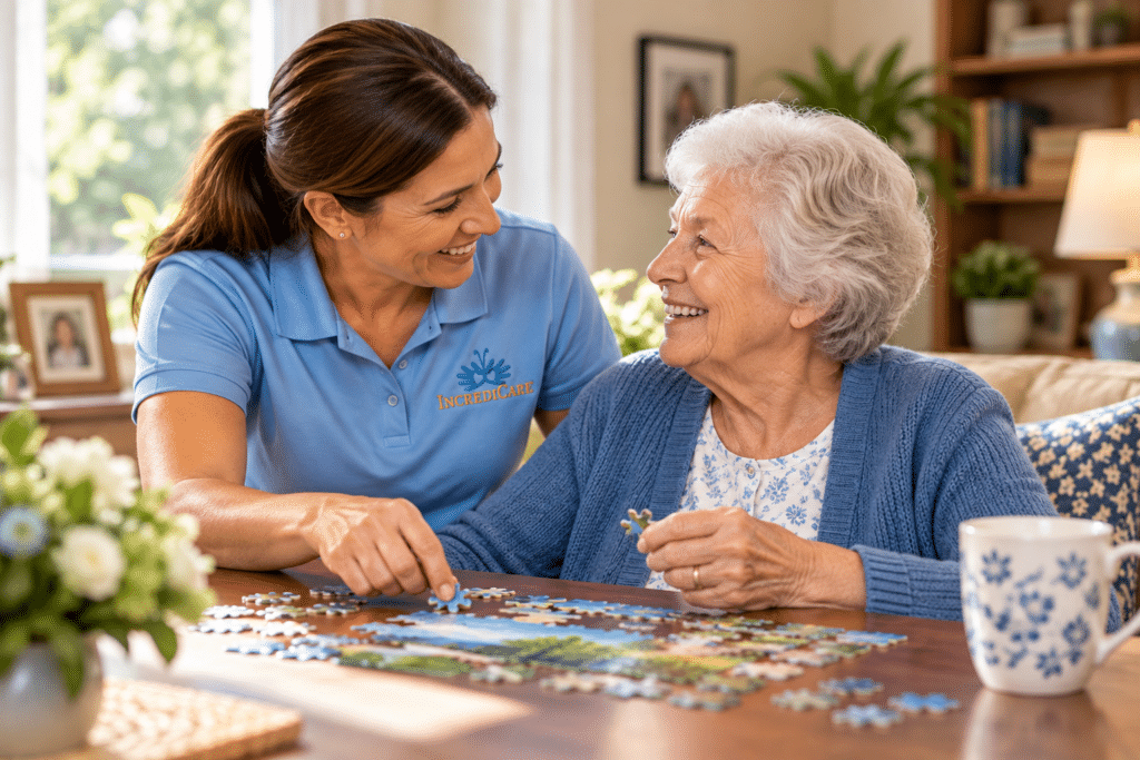 Alzheimer's care brings comfort, routine, and meaningful connection at home.